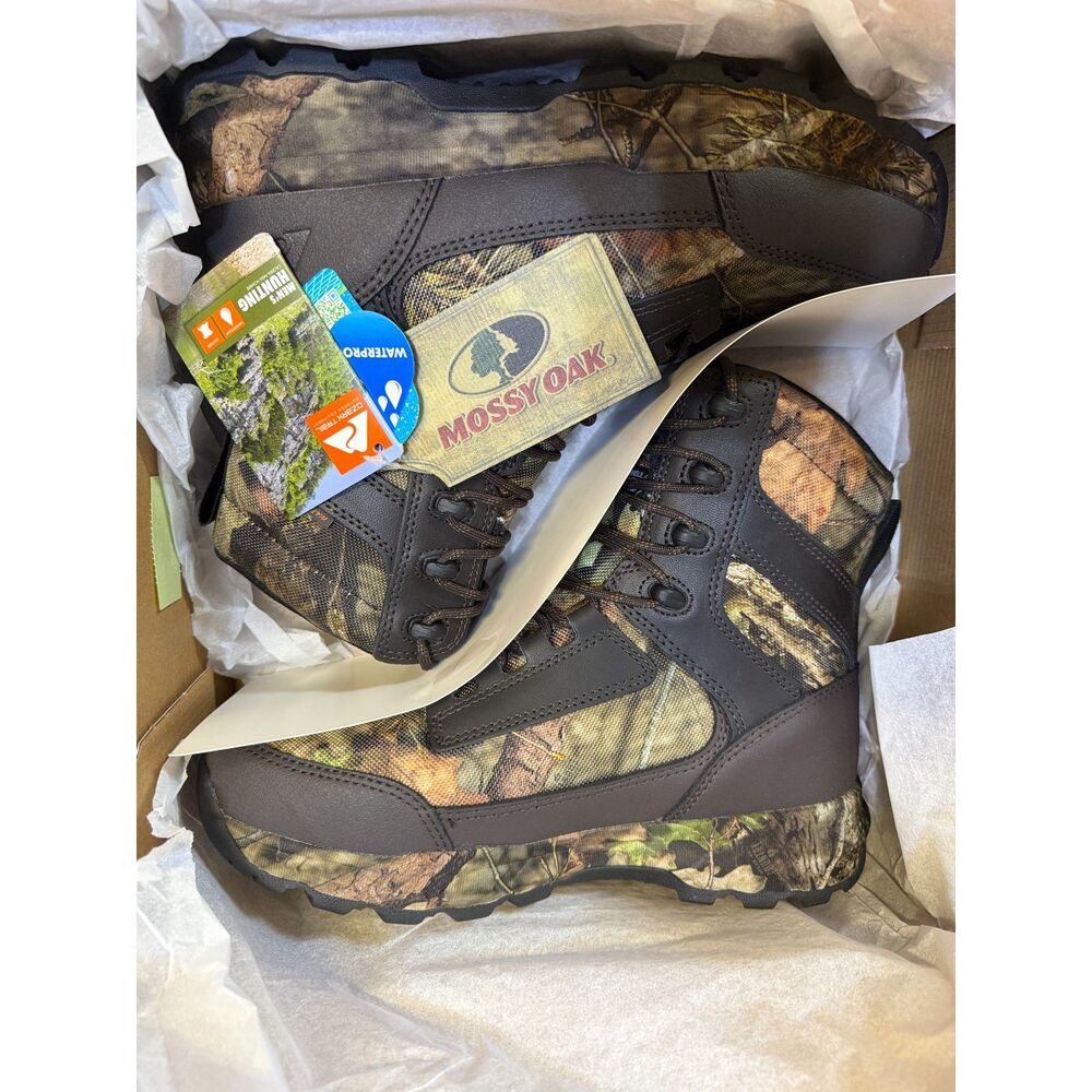 NWT Herman Survivors Mossy Oak Camo Hunting Boots Waterproof Comfort Insole Sz 8